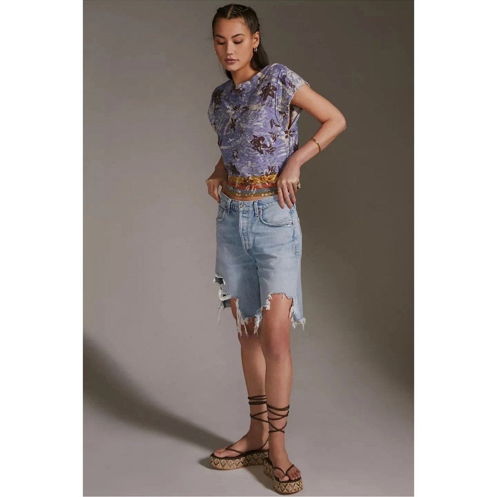 Anthropologie Pilcro The Taman Muscle Top Size XS